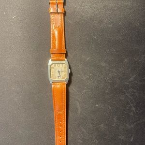 Elaine Vintage Leather Watch